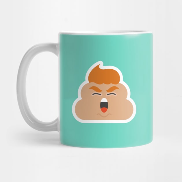 "Donald Dump" Trump Poop Emoji - Funny Politics Shirt by nicklacke